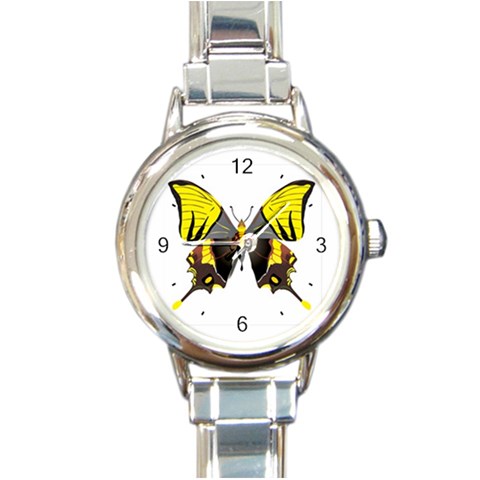 Butterfly M2 Round Italian Charm Watch from ArtsNow.com Front