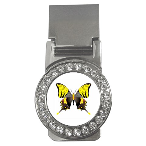 Butterfly M2 Money Clip (CZ) from ArtsNow.com Front