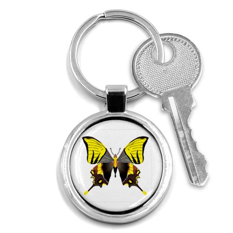 Butterfly M2 Key Chain (Round) from ArtsNow.com Front