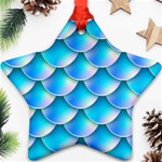 Mermaid Tail Blue Ornament (Star)