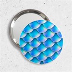 Mermaid Tail Blue 2.25  Handbag Mirror