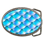 Mermaid Tail Blue Belt Buckle