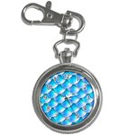 Mermaid Tail Blue Key Chain Watch