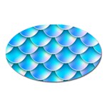 Mermaid Tail Blue Magnet (Oval)
