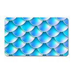 Mermaid Tail Blue Magnet (Rectangular)
