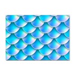 Mermaid Tail Blue Sticker A4 (100 pack)