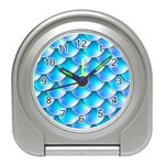 Mermaid Tail Blue Travel Alarm Clock
