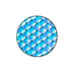 Mermaid Tail Blue Hat Clip Ball Marker (10 pack)