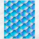 Mermaid Tail Blue Canvas 16  x 20 