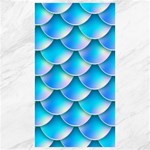 Mermaid Tail Blue Canvas 40  x 72 
