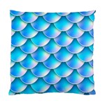 Mermaid Tail Blue Standard Cushion Case (Two Sides)