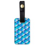Mermaid Tail Blue Luggage Tag (one side)