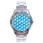 Mermaid Tail Blue Stainless Steel Analogue Watch