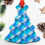 Mermaid Tail Blue Ornament (Christmas Tree) 