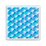 Mermaid Tail Blue Memory Card Reader (Square)