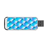 Mermaid Tail Blue Portable USB Flash (Two Sides)
