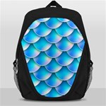 Mermaid Tail Blue Backpack Bag