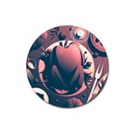 dark thanksgiving dinner Magnet 3  (Round)