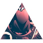 dark thanksgiving dinner Wooden Puzzle Triangle