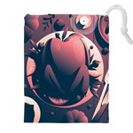 dark thanksgiving dinner Drawstring Pouch (4XL)