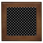 Halloween Skulls Crossbones Framed Tile