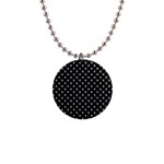 Halloween Skulls Crossbones 1  Button Necklace