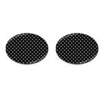 Halloween Skulls Crossbones Cufflinks (Oval)