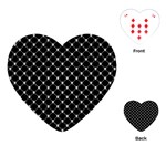 Halloween Skulls Crossbones Playing Cards Single Design (Heart)