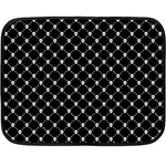 Halloween Skulls Crossbones Fleece Blanket (Mini)
