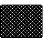 Halloween Skulls Crossbones Fleece Blanket (Medium)