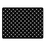 Halloween Skulls Crossbones Fleece Blanket (Small)
