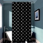 Halloween Skulls Crossbones Shower Curtain 36  x 72  (Stall)
