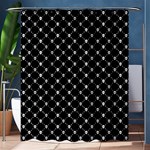 Halloween Skulls Crossbones Shower Curtain 60  x 72  (Medium)