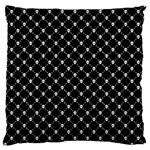 Halloween Skulls Crossbones Large Cushion Case (Two Sides)