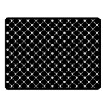 Halloween Skulls Crossbones Double Sided Fleece Blanket (Small)