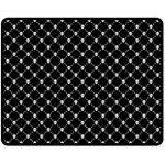 Halloween Skulls Crossbones Double Sided Fleece Blanket (Medium)