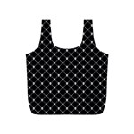 Halloween Skulls Crossbones Full Print Recycle Bag (S)
