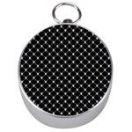 Halloween Skulls Crossbones Silver Compass