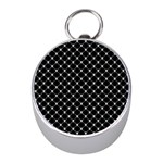 Halloween Skulls Crossbones Silver Compass (Mini)