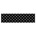 Halloween Skulls Crossbones Satin Scarf (Oblong)