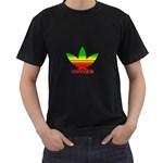 t-shirt-noir-adidas-feuille-de-cannabis Men s T-Shirt (Black)