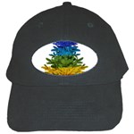 rainbow christmas tree Black Cap