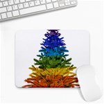 rainbow christmas tree Small Mousepad
