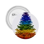rainbow christmas tree 2.25  Button
