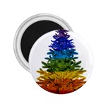 rainbow christmas tree 2.25  Magnet
