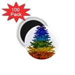 rainbow christmas tree 1.75  Magnet (100 pack) 