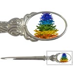 rainbow christmas tree Letter Opener