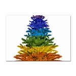 rainbow christmas tree Sticker A4 (10 pack)