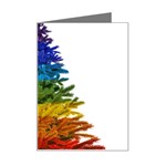 rainbow christmas tree Mini Greeting Card