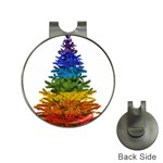 rainbow christmas tree Golf Ball Marker Hat Clip